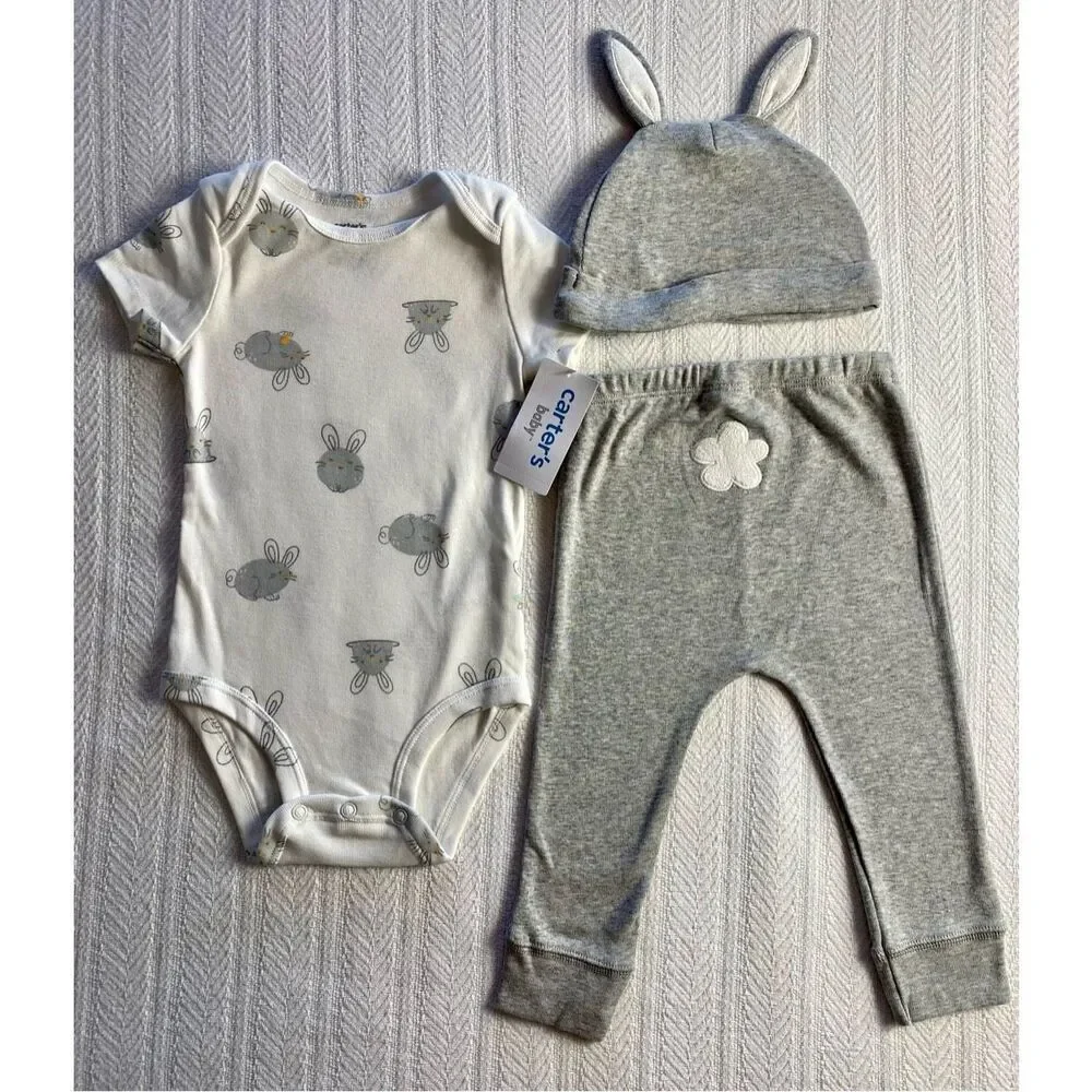 CARTER’S BABY BOY 6M Top & Pants Easter Outfit Set